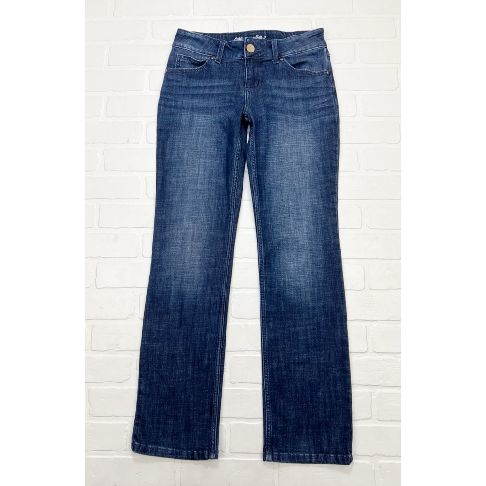 Wrangler Womens Straight Leg Jeans Blue Size 3/4
